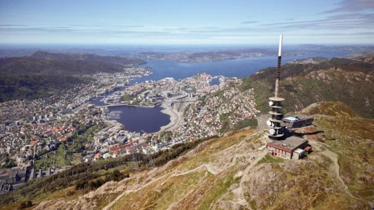 Dronefoto Ulriken Bergen Fotograf Levent Ultanur